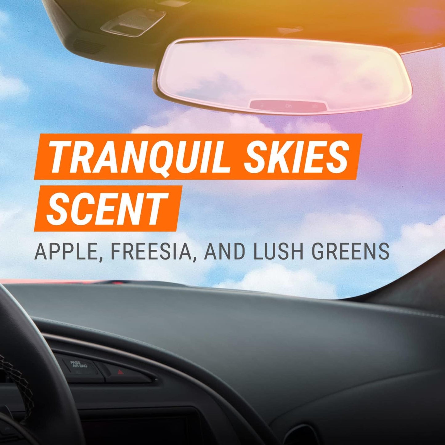 Armor All FRESH fx Rapid Odor Eliminator, Fogger Car Air Freshener, 3 Pack | Tranquil Skies scent with odor elimination technology freshens interiors and vents; 1.5-ounce car odor remover