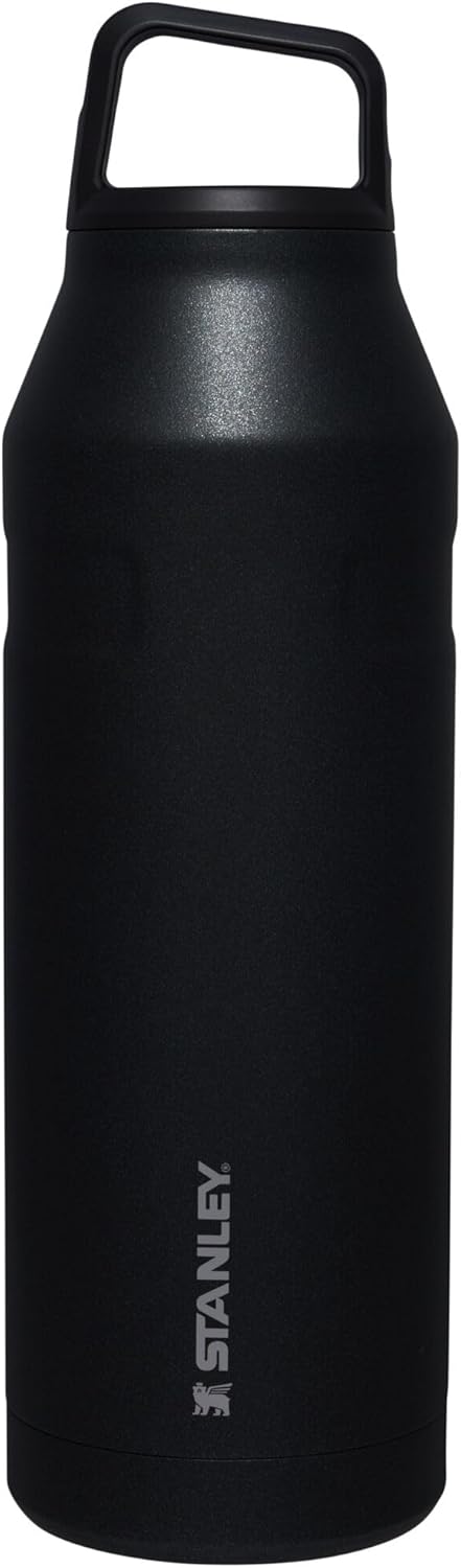 Stanley IceFlow Cap and Carry Water Bottle | Wide Mouth Twist Lid | Lightweight & Leakproof for Travel & Sports | Insulated Stainless Steel | BPA-Free