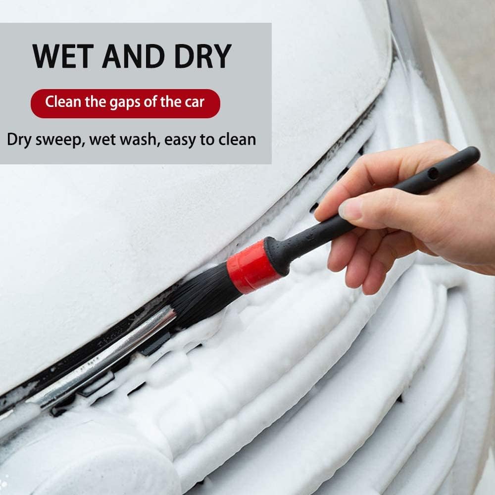 10PCS Car Auto Detailing Brushes Set Interior & Exterior Cleaner