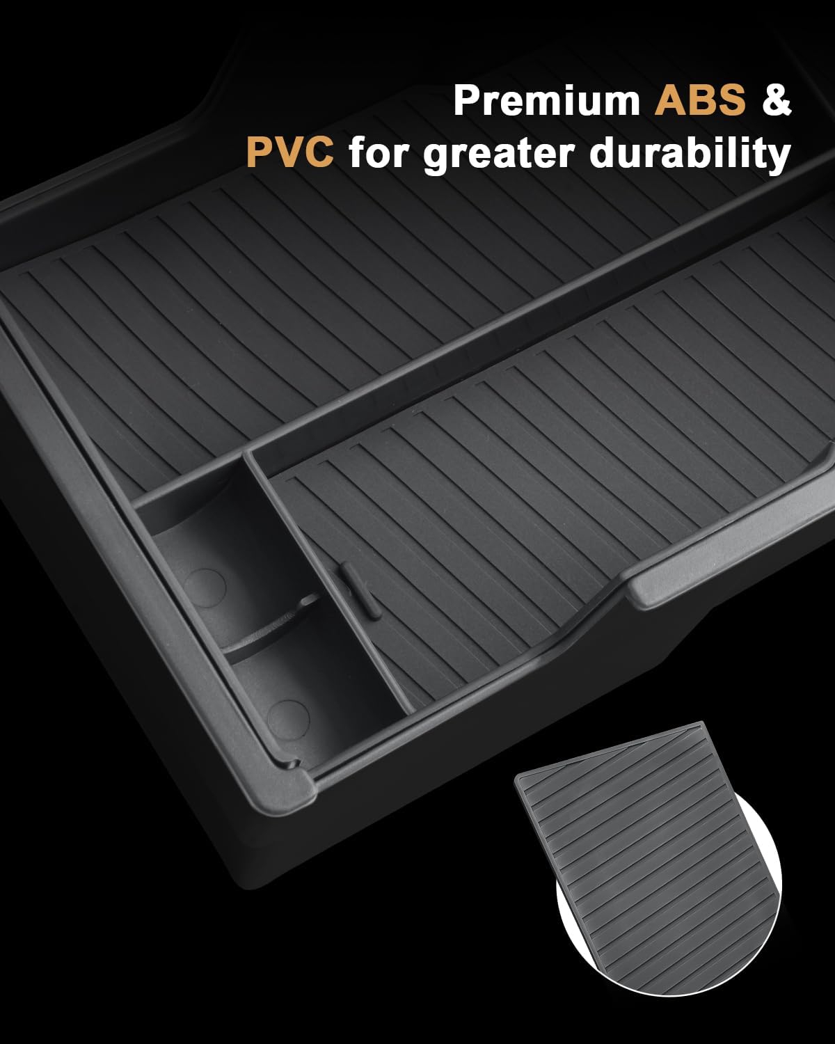 Double-Layer Center Console Organizer For 2025-2026 2027 Chevy Equinox