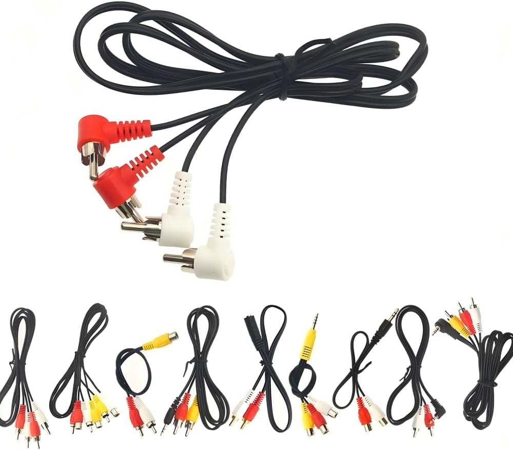Universal Bluetooth AUX in 3.5mm 2RCA 3RCA Jack Cable Replacement Connect MP3 Phone Audio Auxiliary Input Adapter