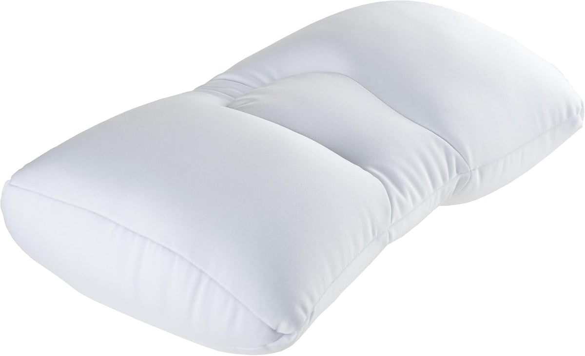 Bluestone Microbead Neck Pillows for Sleeping, White, Set of 2, 20.5”x11”x4”