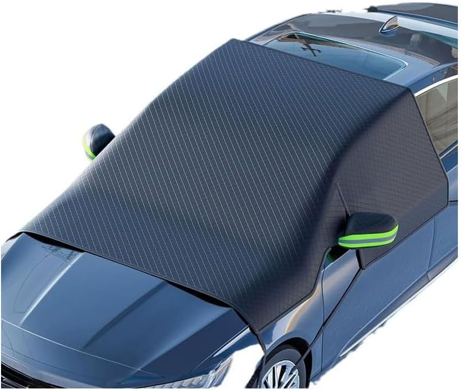 Car Windshield Cover for Ice Snow for Mazda CX-70 2024-2026, Vehicle Covers Winter Frost Shield Hail Protector Foldable Protection Front Window,A/161 * 145 * 132 cm