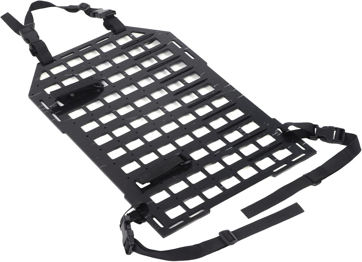 21.65x14.17in Molle Panel Backseat Car Organizer with Fastening Straps, Back Storage Holder Fit for Cars and SUVs,car st