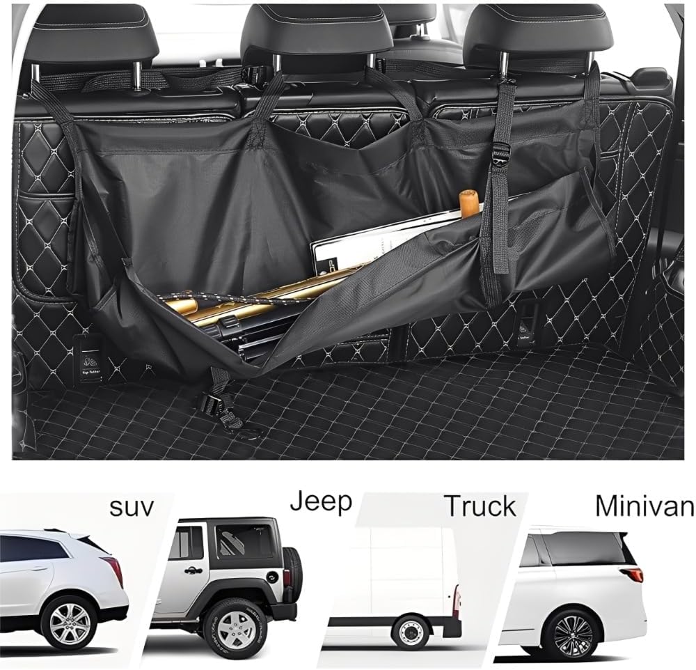 Car Trunk Organizer, Large Capacity Trunk Organizer for SUV