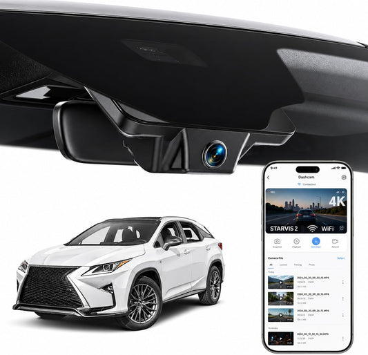 OVAMAN 4K STARVIS 2 Dash Cam for Lexus RX 350 350h 450h 500h 2023-2026 64G