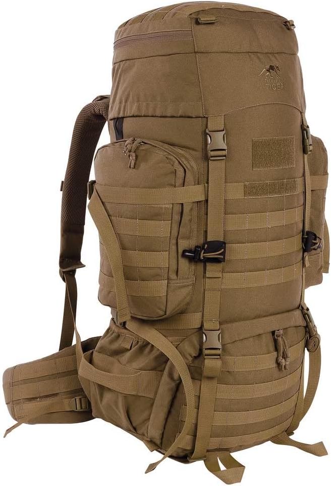 Tasmanian Tiger Raid Tactical Backpack MKIII - 52-Liter V2 Plus Carrying System with MOLLE System and Detachable Hip Strap, Olive - 52 Liter