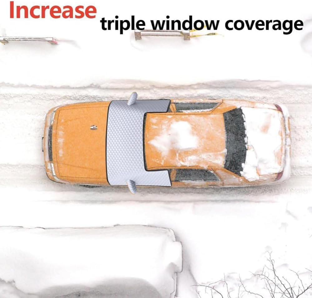 Car Window Snow Covers for Honda CR-V 2023 2024 2025 Car Windshield Cover with Side Mirrors All Weather Against Snow Ice Easy to Carry