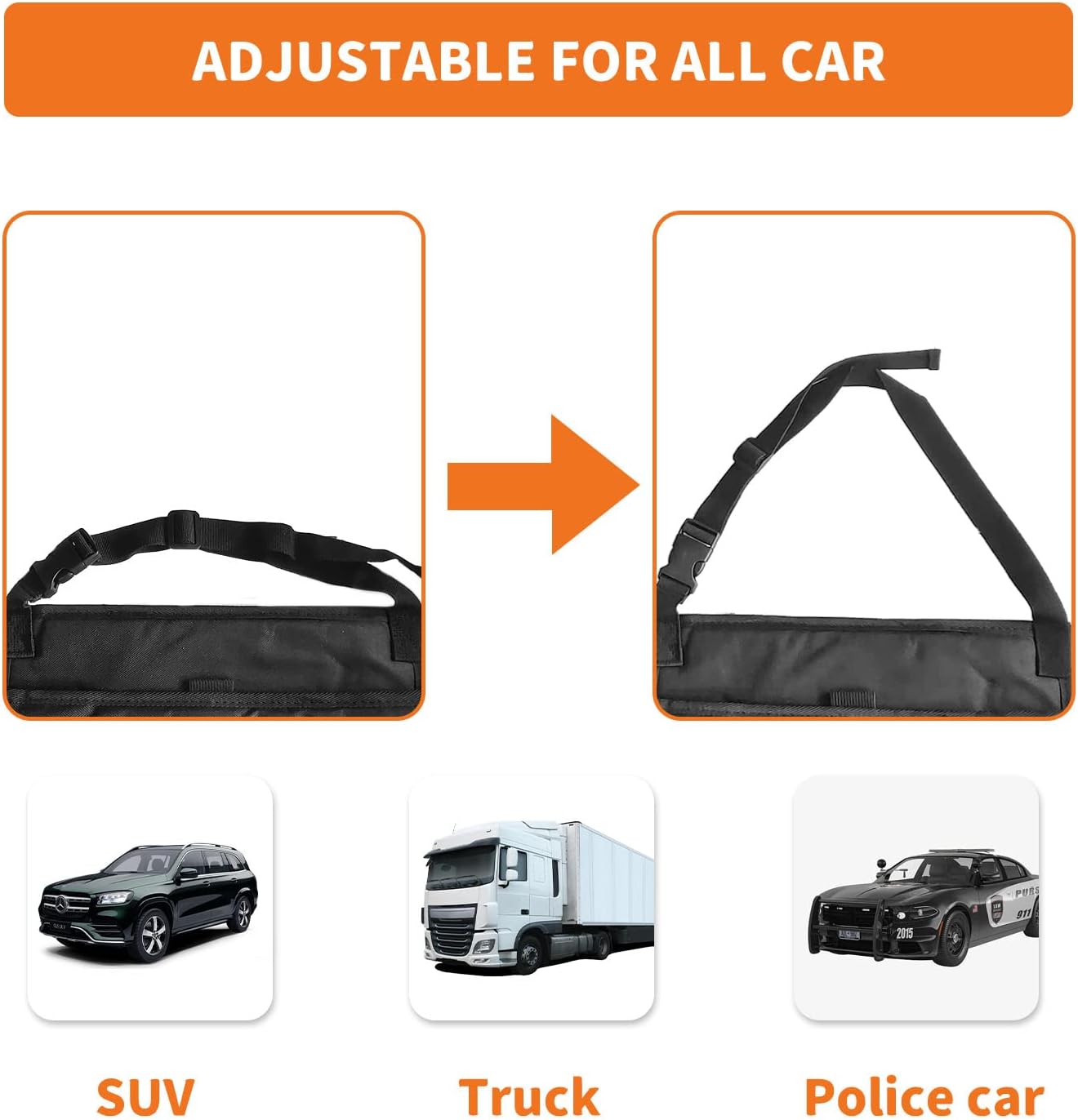 Boczif Car Backseat Organizer, Hanging Passenger Seat Storage Bag, Car Front Seat Organizer for Office Kids Suplly,Truck Cab Organizer with Separately Pokect for Laptop, Multiple Pockets, Cup Holders