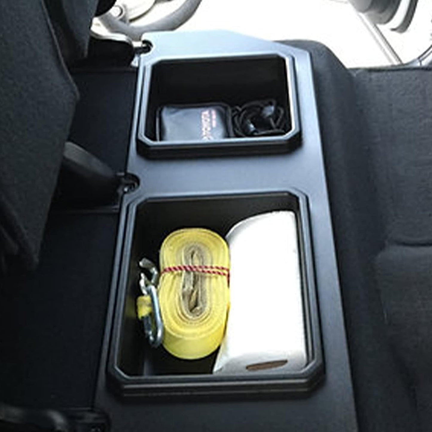 ESP Truck Accessories Plastic Under Seat Storage for 2014-2019 Toyota Tundra CrewMax