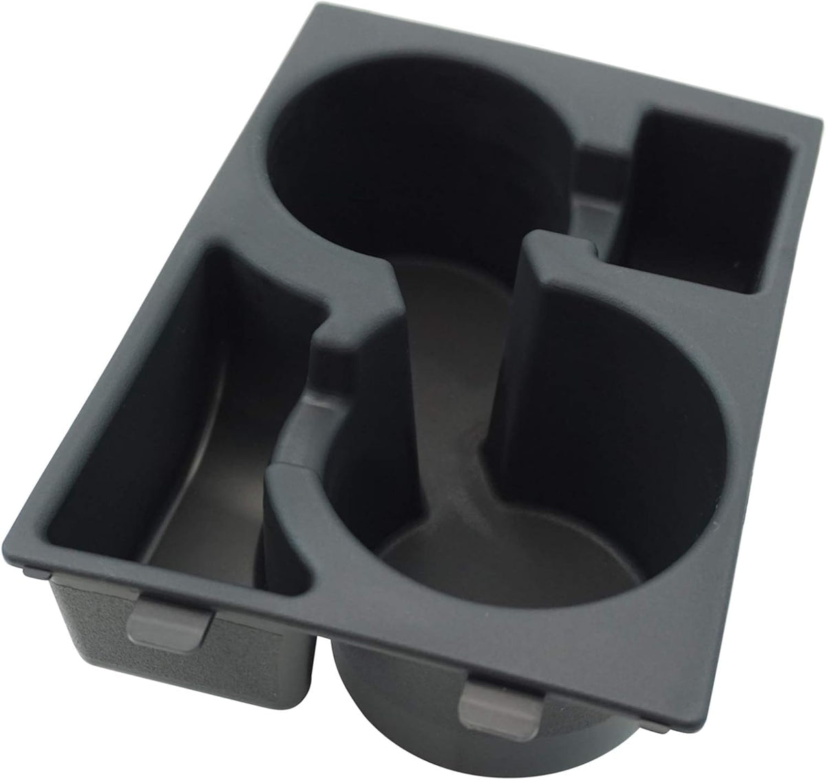 TRQ Front Center Console Mounted Dual Cup Holder
