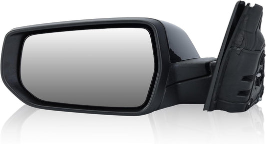 Driver Side Mirror Compatible with Chevy Malibu 2016-2022 Gloss Black 3Pins