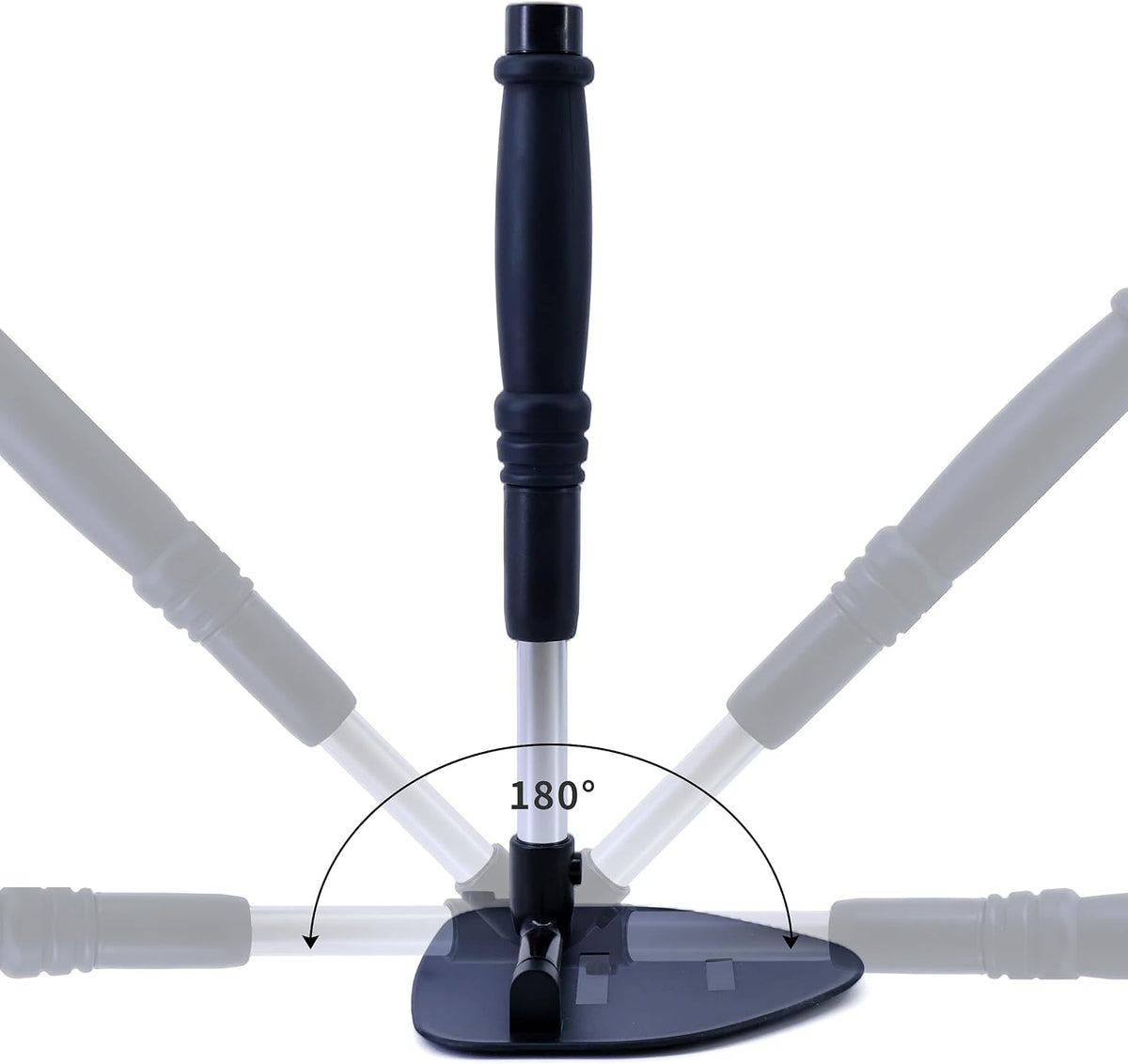 POLYTE Pivoting Windshield Glass Cleaning Tool Extendable Aluminum Handle