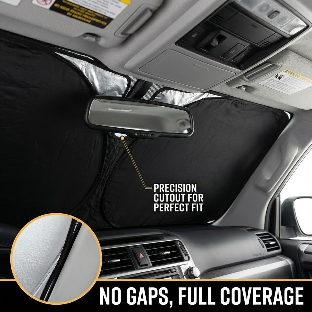 for Honda CRV Sun Shade Windshield Cover - Custom Fit CR-V Accessories 2017-2022 Sunshade Foldable UV Protection & Heat Shield Sun Visor Accessories