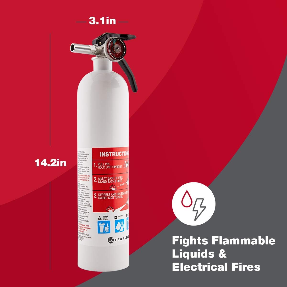 First Alert Fire Extinguisher, Marine Use