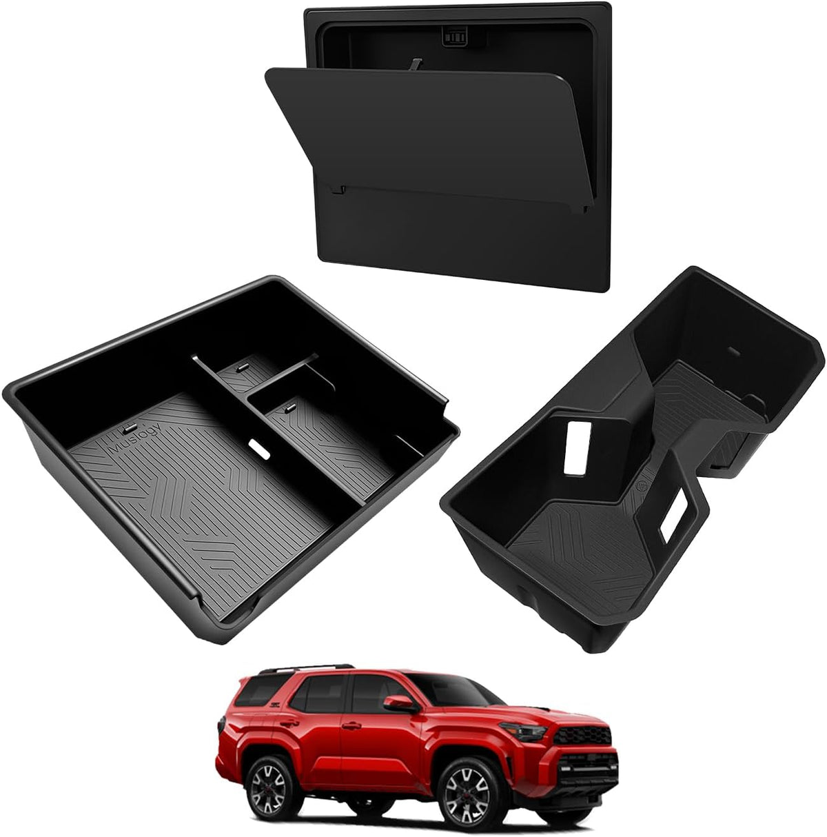 Muslogy 3PCS Console Organizer for 20252026 Toyota 4Runner Accessories