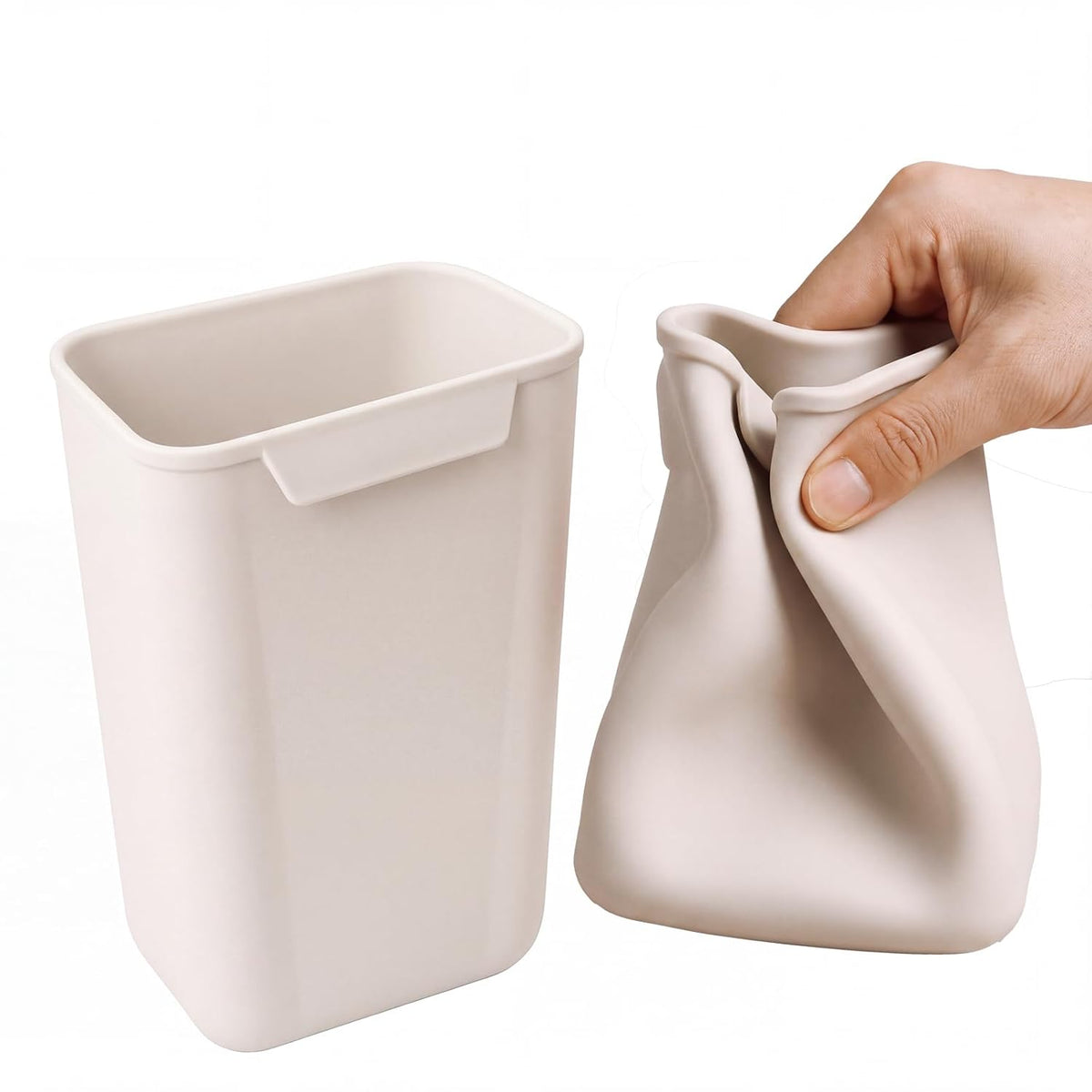 Soft Silicone 2‑in‑1 Car Door Pocket Trash Bin and Car Umbrella Holder