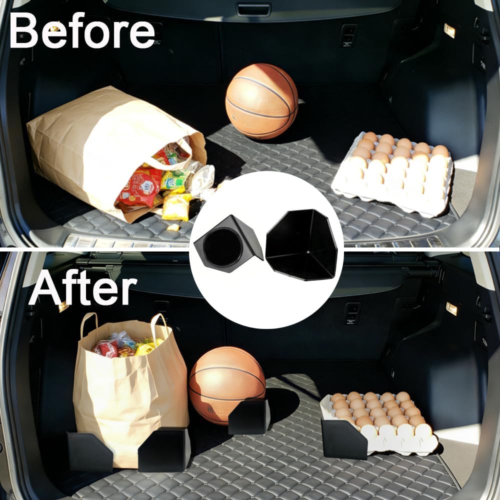 Trunk Organizer Block for Leather Mat Reusable Sticky Anti-Slip Cargo Block