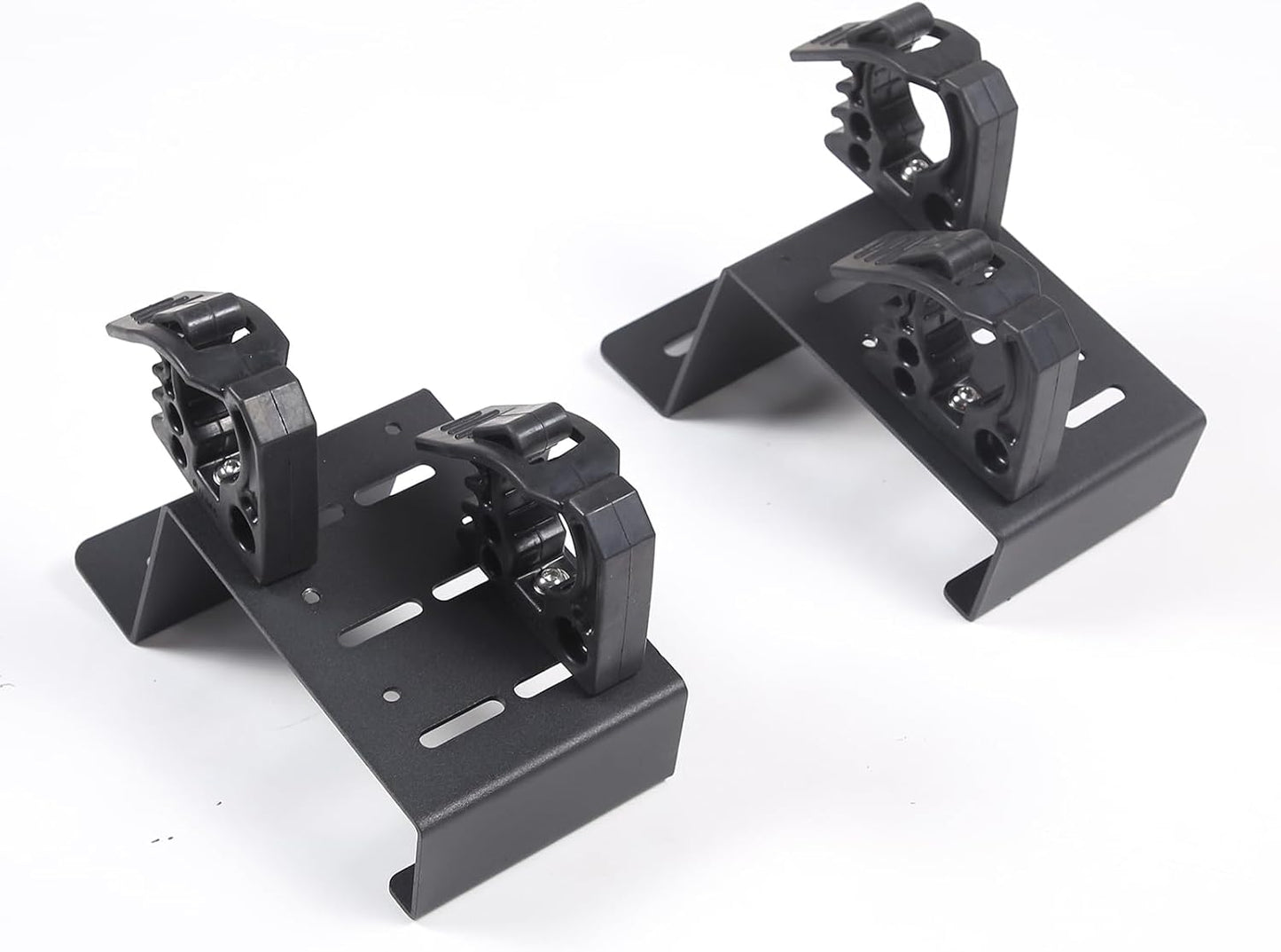 Aunginsy Bed Rail Mount Brackets Compatible with Ford Maverick 2022-2024 2025 Truck Bed Rail Track System Bed Rail Modular Accessory Mount for Shovels, Recovery Boards, Fuel Cans & Other Accessories
