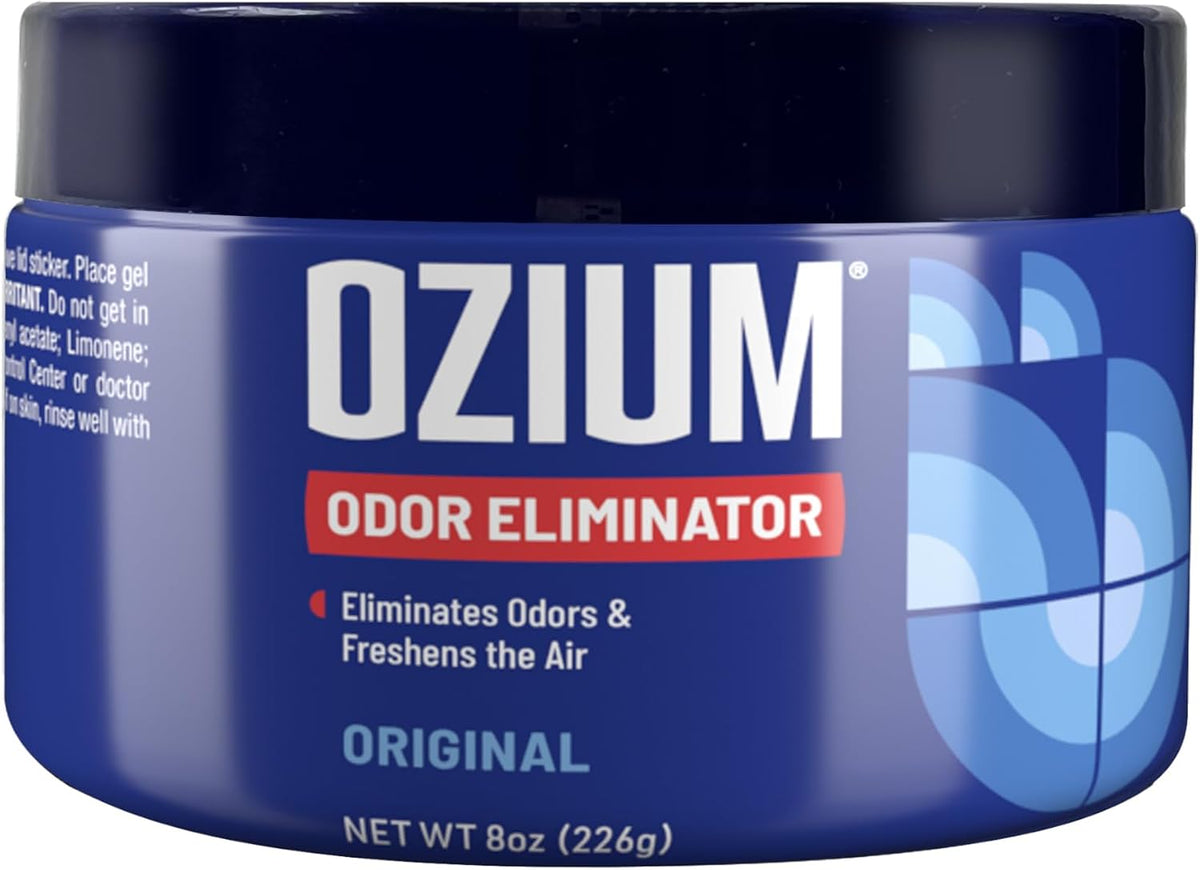 Ozium 8 Oz. Odor Eliminating Gel 6 Pack for Homes, Cars, Offices and More, 6 Pack