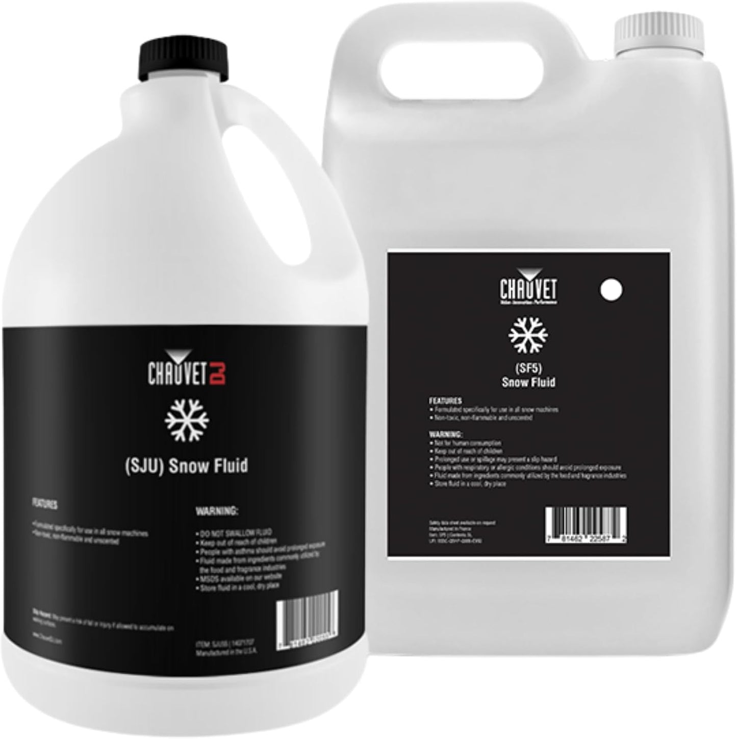 CHAUVET DJ– Snow Fluid For Snow Machines | Designed & Tested For CHAUVET DJ Equipment | Optimized Output Performance | Safe Use With Snow Bubble & Fog Systems | Trusted Formula