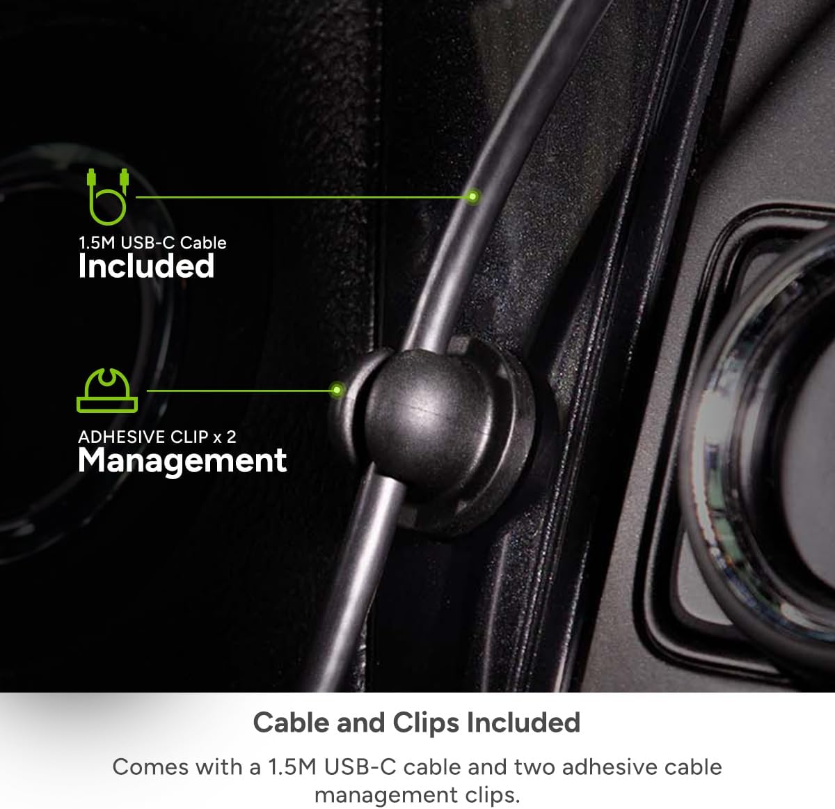 Mophie Snap+ Wireless Charging Vent Mount – MagSafe Compatible, Fast 7.5W Charging, Universal Fit, Adjustable Arm, Secure Twist-Lock, Compatible with iPhone 16, 15, 14, 13 & 12 Series, Black