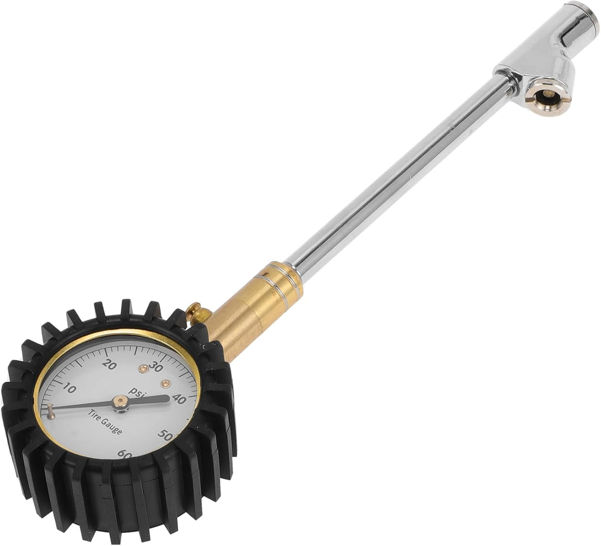 1 Pcs Universal Tire Pressure Gauge 0-60PSI 2.56 Inch Digital Pressure Gauge with Gear Sleeve Tyre Air PSI Meter for Motorcycle SUV Truck