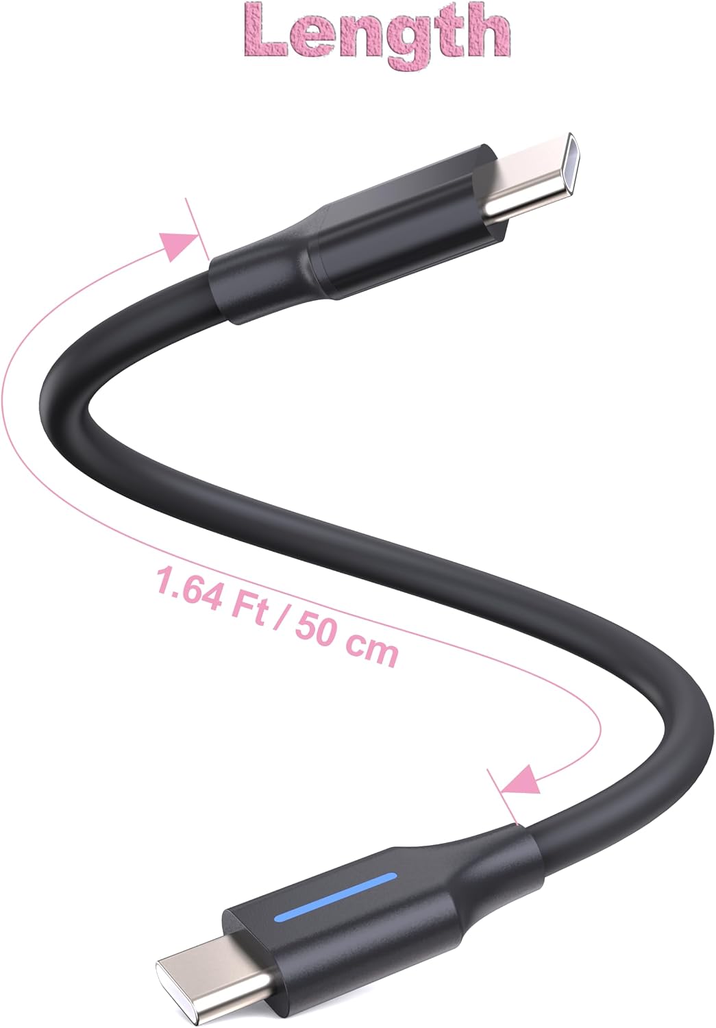 2-in-1 C to C Bypass Motorcycle CarPlay Bluetooth Headset Cable