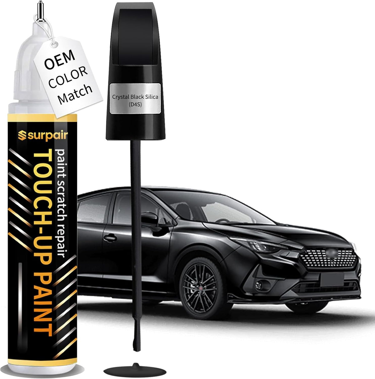Crystal Black Silica D4S Touch up Paint for Subaru Car Scratch Remover Pen
