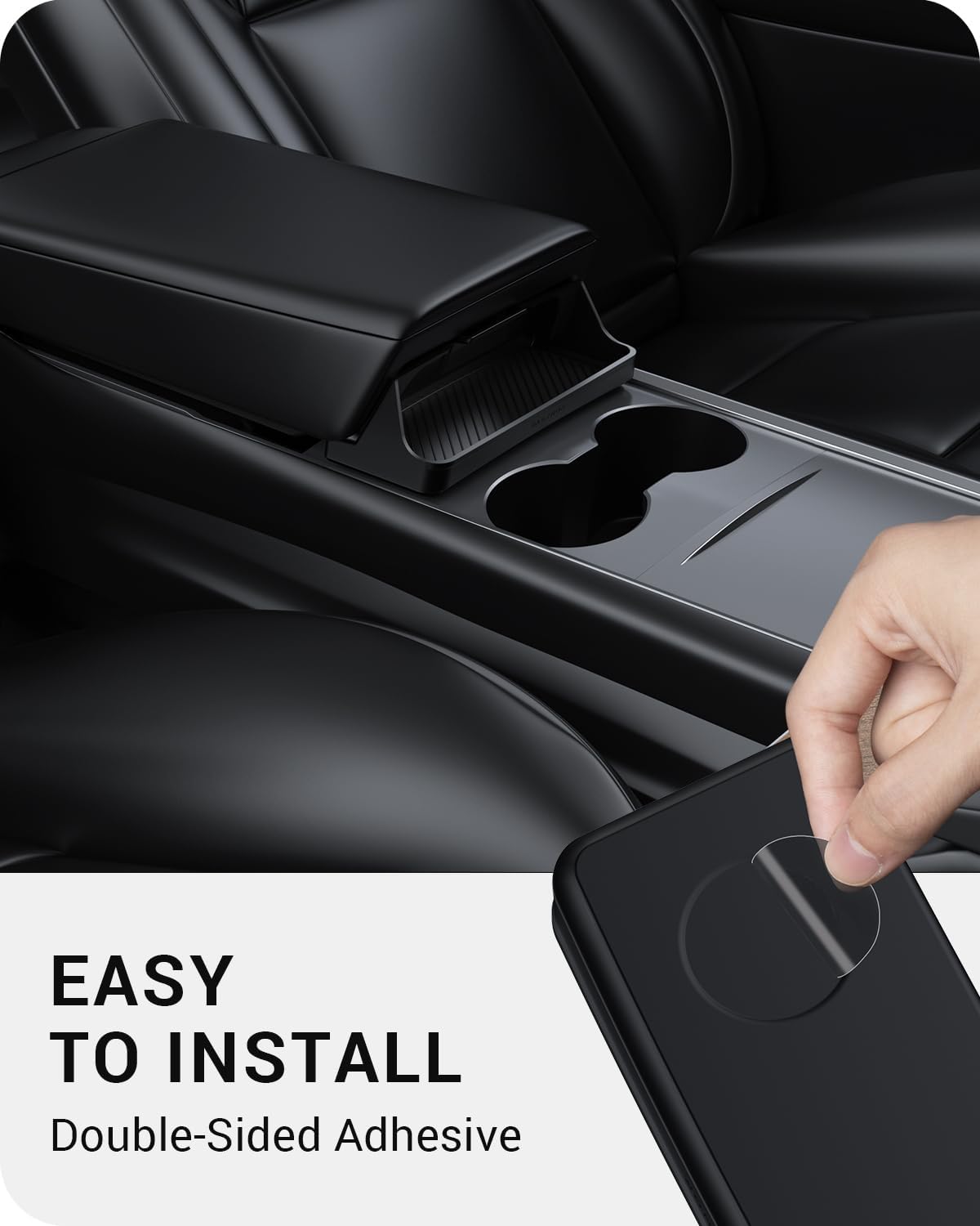 BASENOR Center Console Sunglasses Holder for Tesla Model Y Model 3