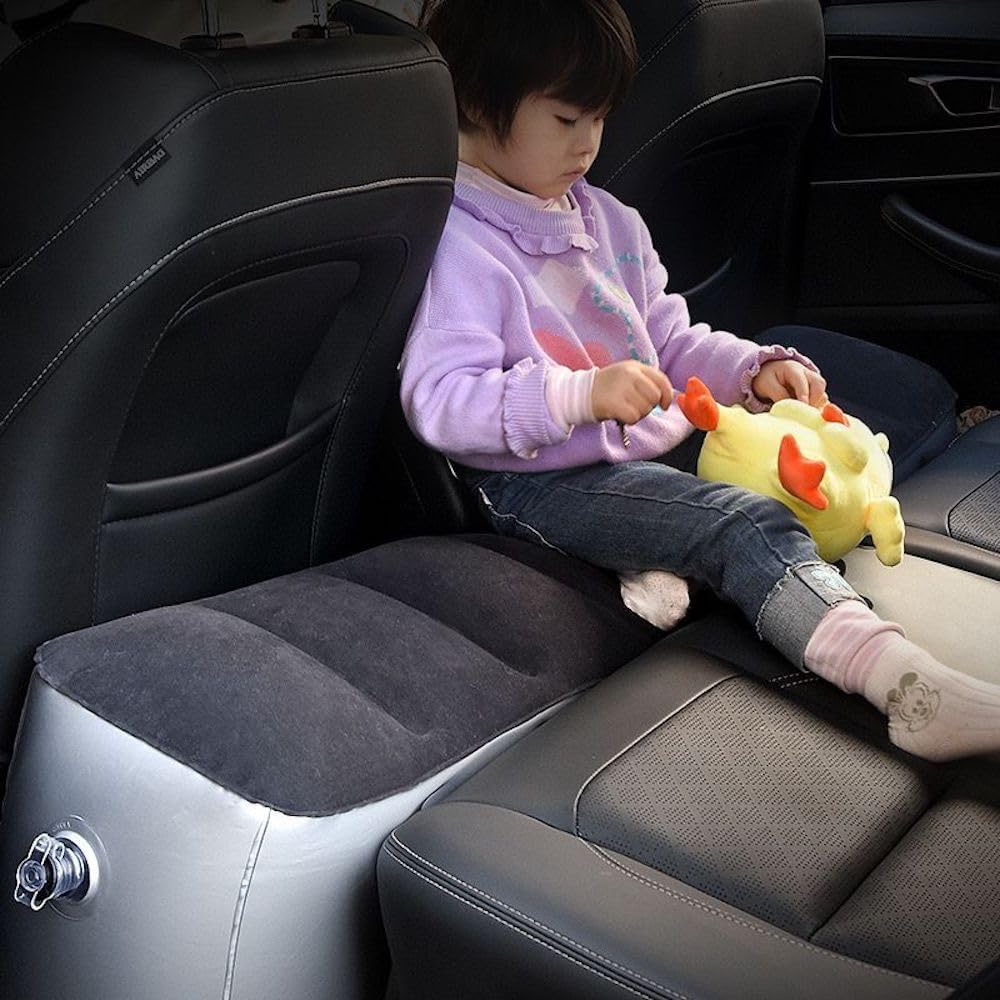 Inflatable Car Air Mattress Back Seat Bed, Universal Back Seat Gap Filler Pad Extender for SUV Camping Sleeping Travel Rest