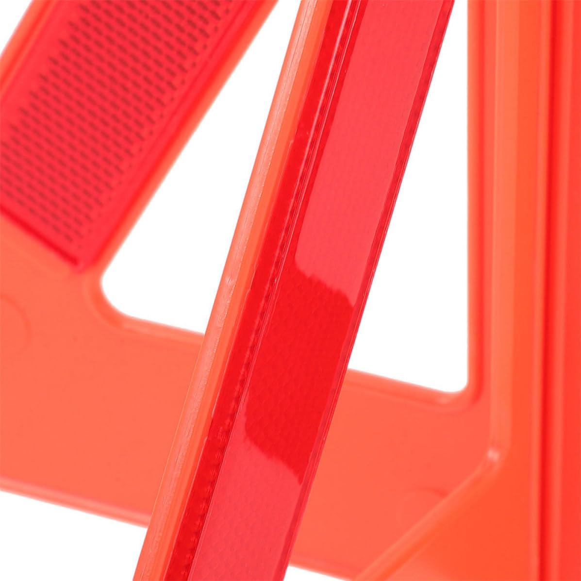 Beavorty 4 Pack Roadside Warning Triangle Reflectors for Vehicle Safety