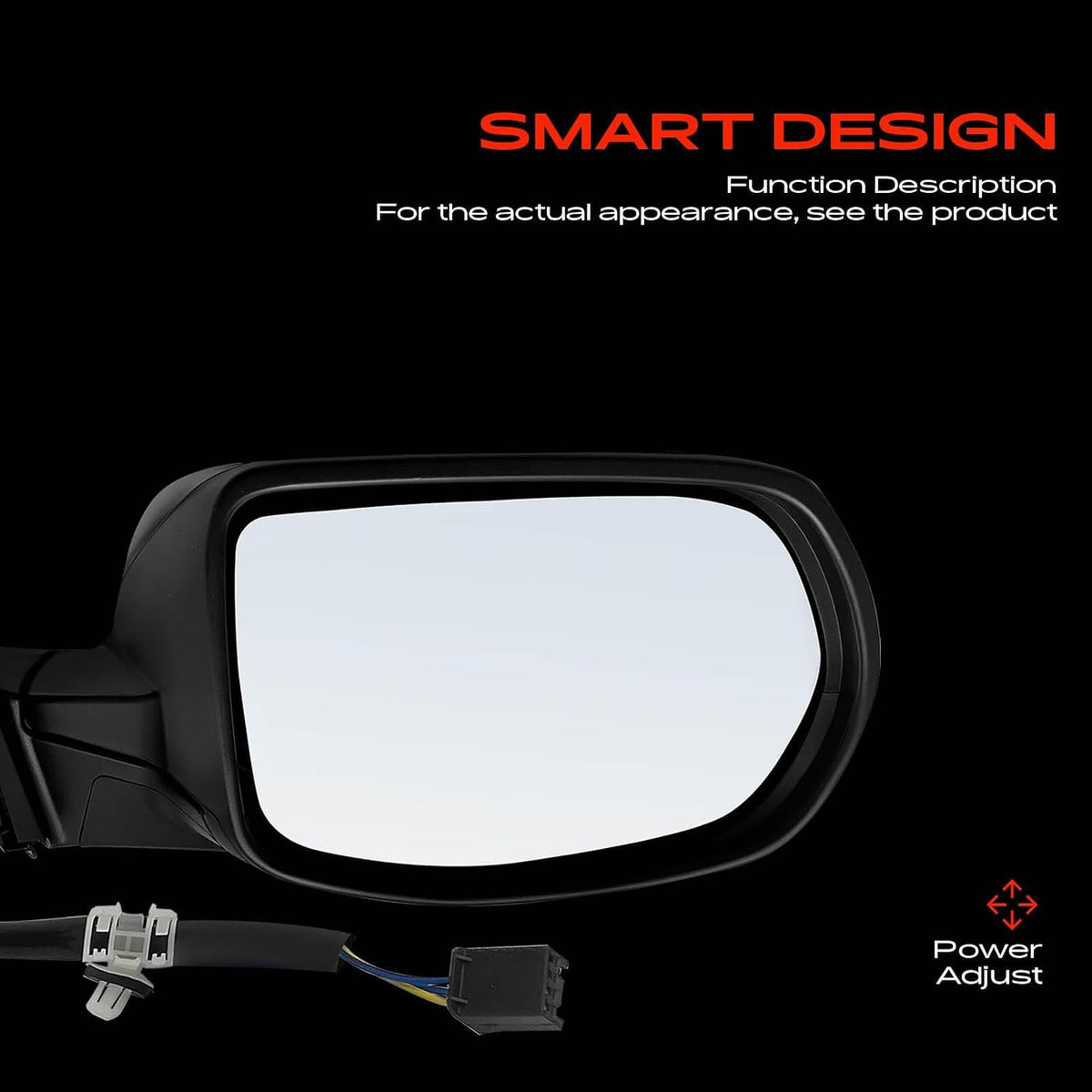 A-Premium Passenger Side Power Door Mirror Compatible with Honda