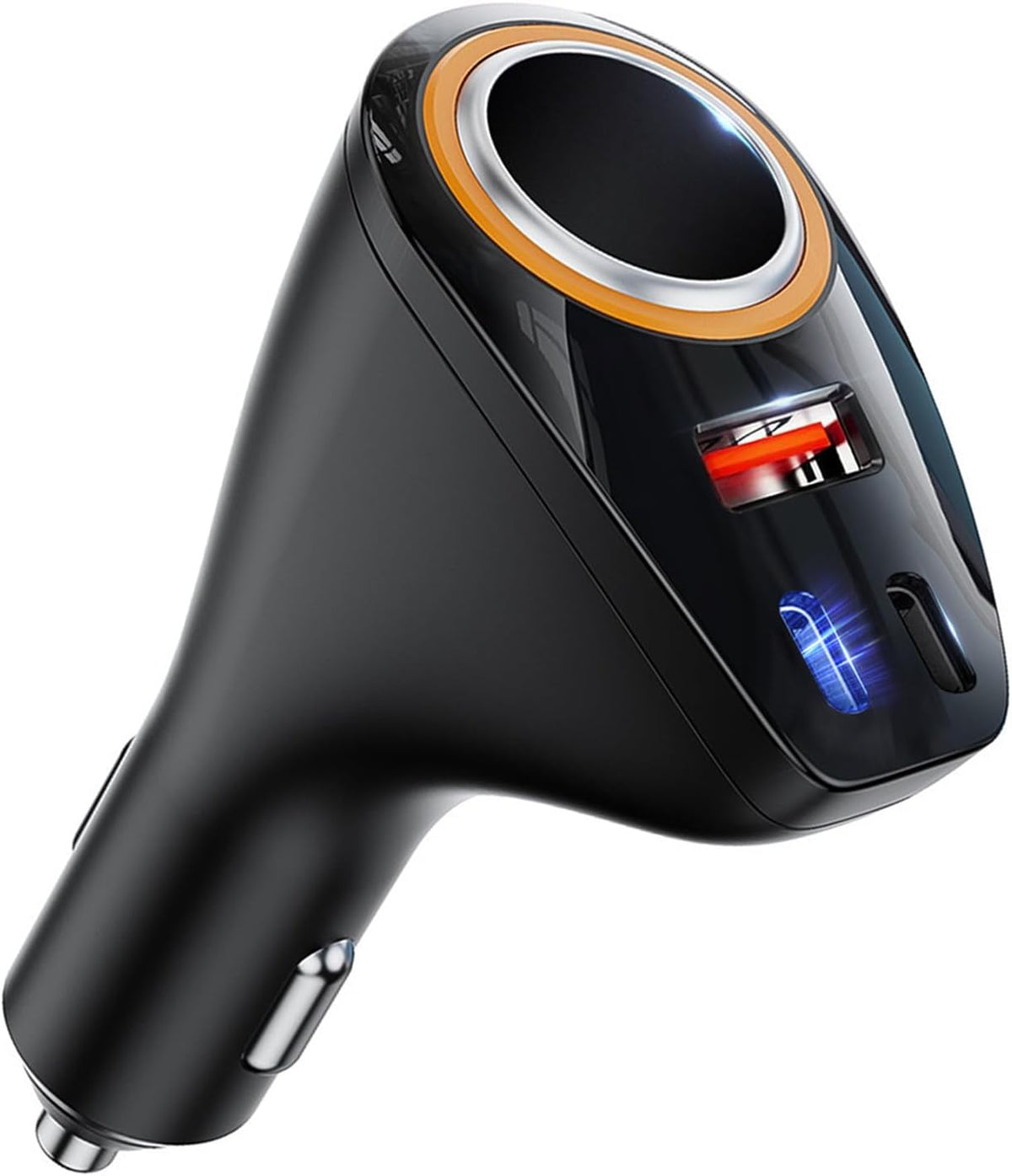 4 in 1 USB C Car Charger, 170W Multi USB Cigarette Lighter Adapter