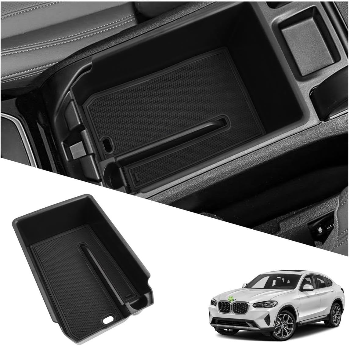 Ruiya 2016-2023 Tacoma Center Console Organizer for Toyota Tacoma Accessories ABS Material Armrest Console Glove Tray Compatible with 2016-2020 2021 2022 2023 Toyota Tacoma