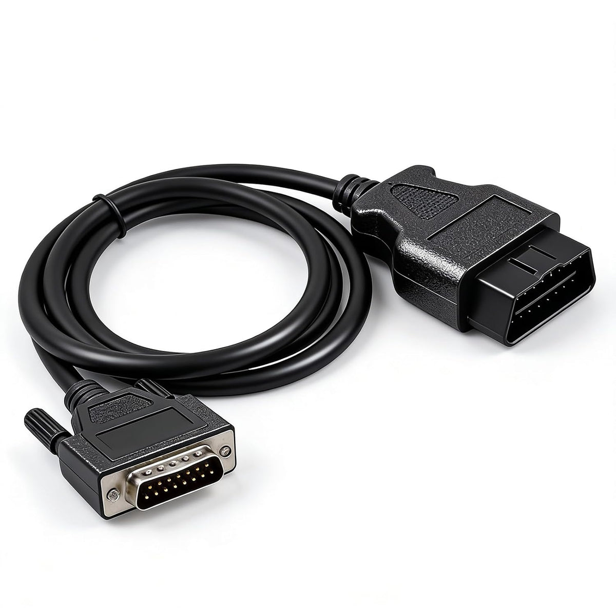 XTPTFABS 16Pin OBD2 Cable,to 15-Pin Male Adapter Cables,4FT/1.2M,Plug&Play