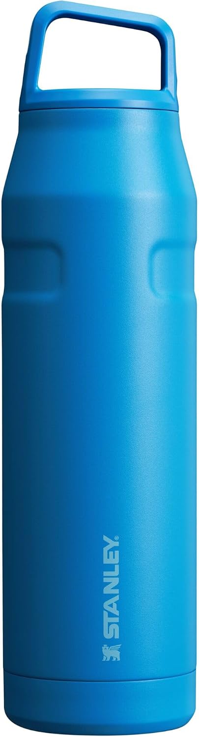 Stanley IceFlow Cap and Carry Water Bottle | Wide Mouth Twist Lid | Lightweight & Leakproof for Travel & Sports | Insulated Stainless Steel | BPA-Free