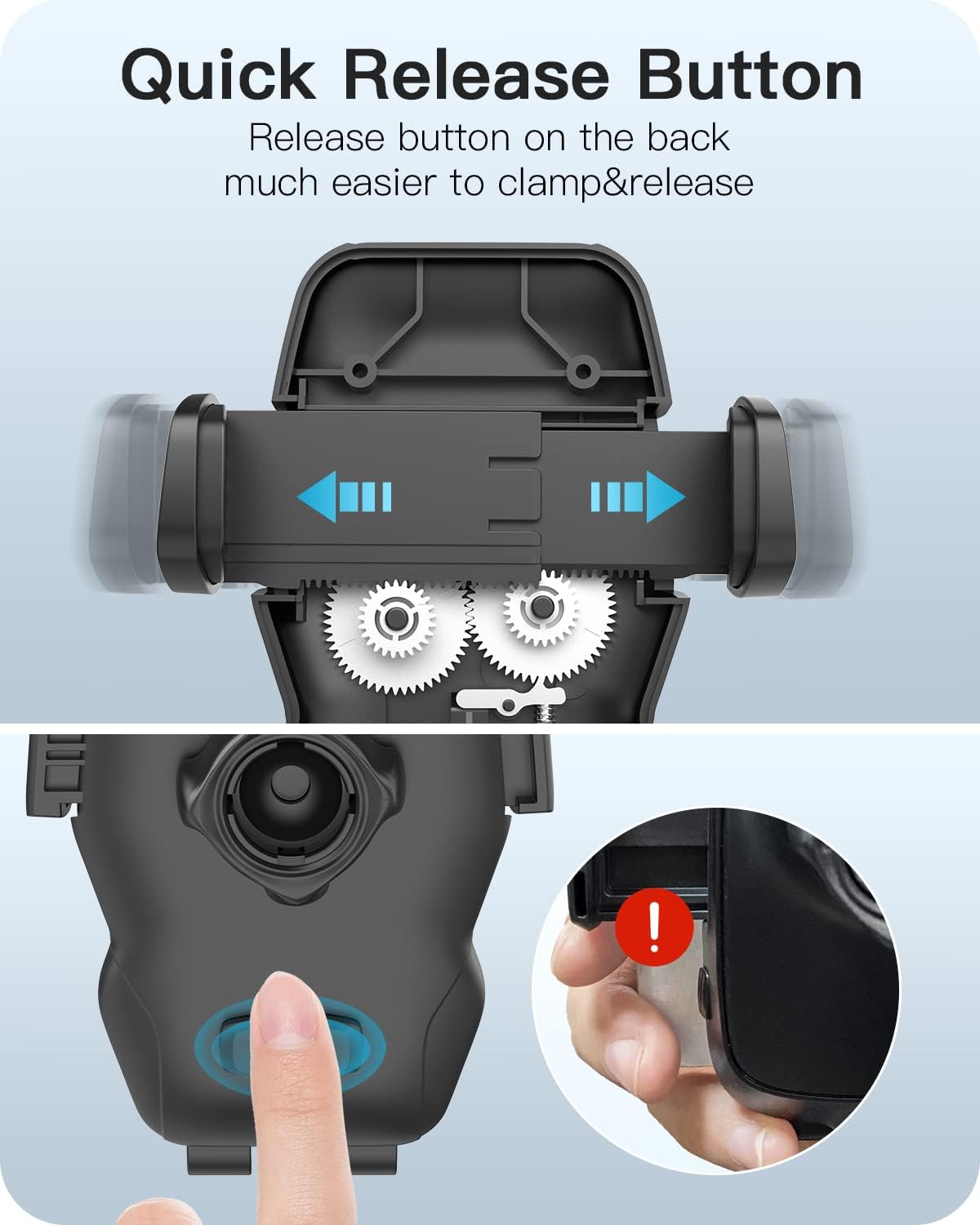 APPS2Car 13" Gooseneck Truck Phone Mount, Suction Cup for Windshield Vent