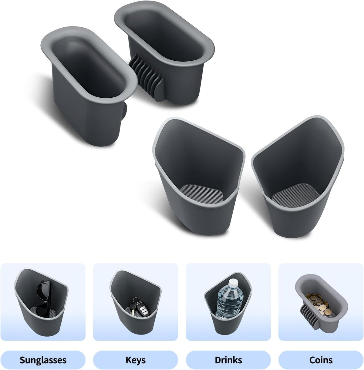 for Toyota Sienna Car Door Organizer Cup Holder, for Toyota Sienna