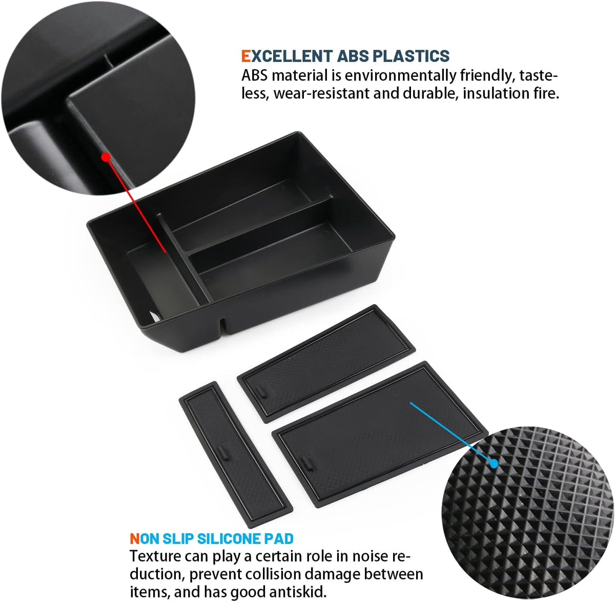 2026 X5/X6/X7 Center Console Organizer for 2020-2026 BMW X5/X6/X7 Accessories Middle Console Organizer X5/X6/X7 Armrest Storage Box Compatible with 2020 2021 2022 2023 2024 2025 2026 BMW X5/X6/X7