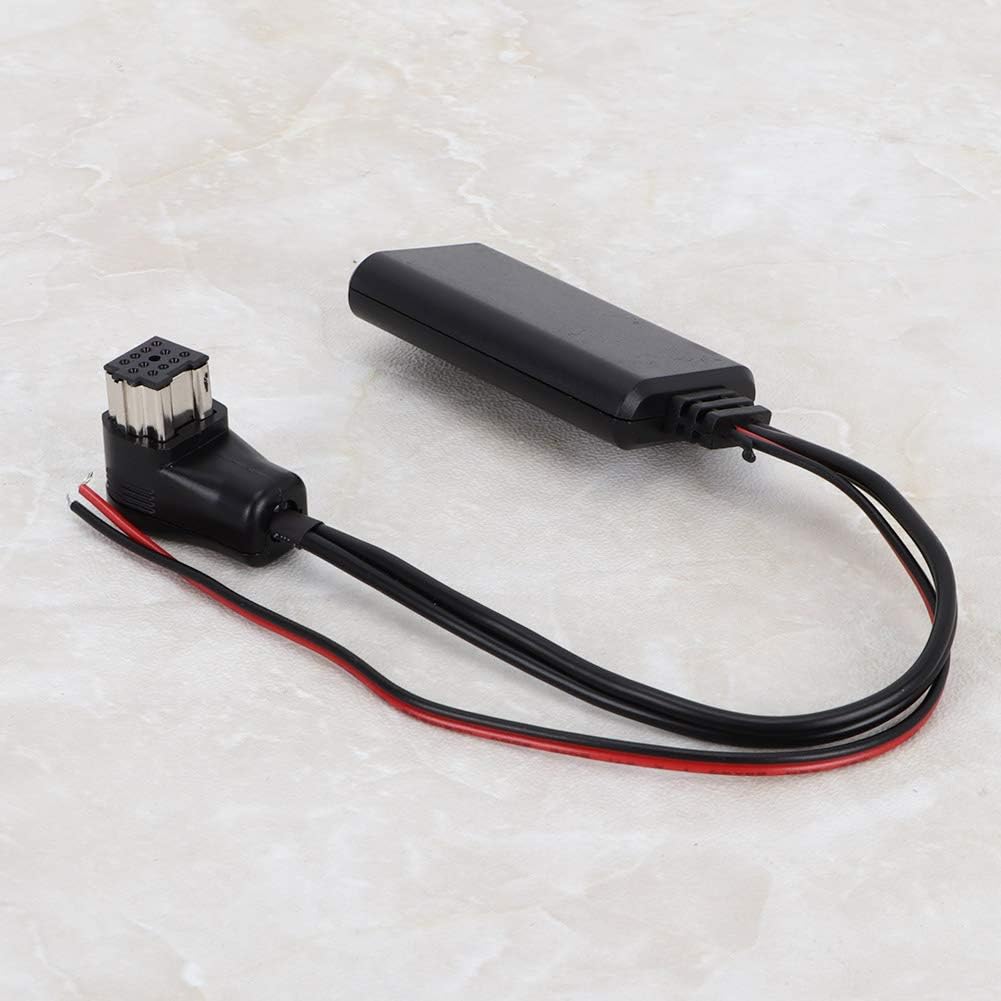 Car Bluetooth Adapter, Black ABS Bluetooth AUX Adapter Car Audio Stereo Module Stereo Jack Adapter Replacement Bluetooth Adapter Fit for Pioneer IP-BUS Input