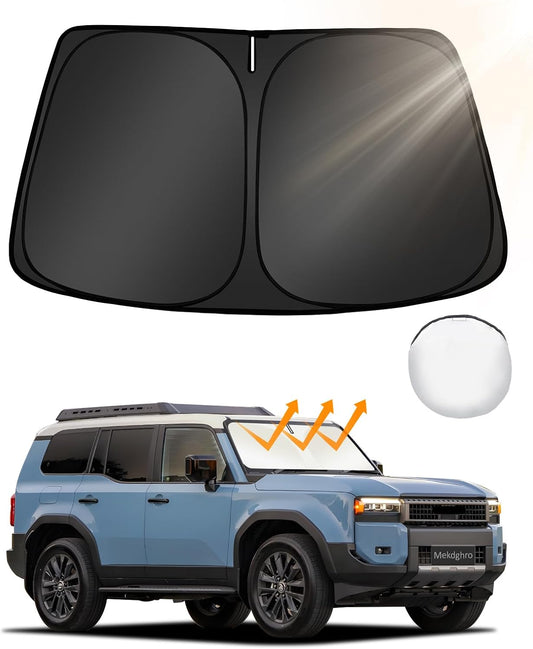 Custom Fit Windshield Sun Shade for Toyo-ta Land Cruiser 2024-2026
