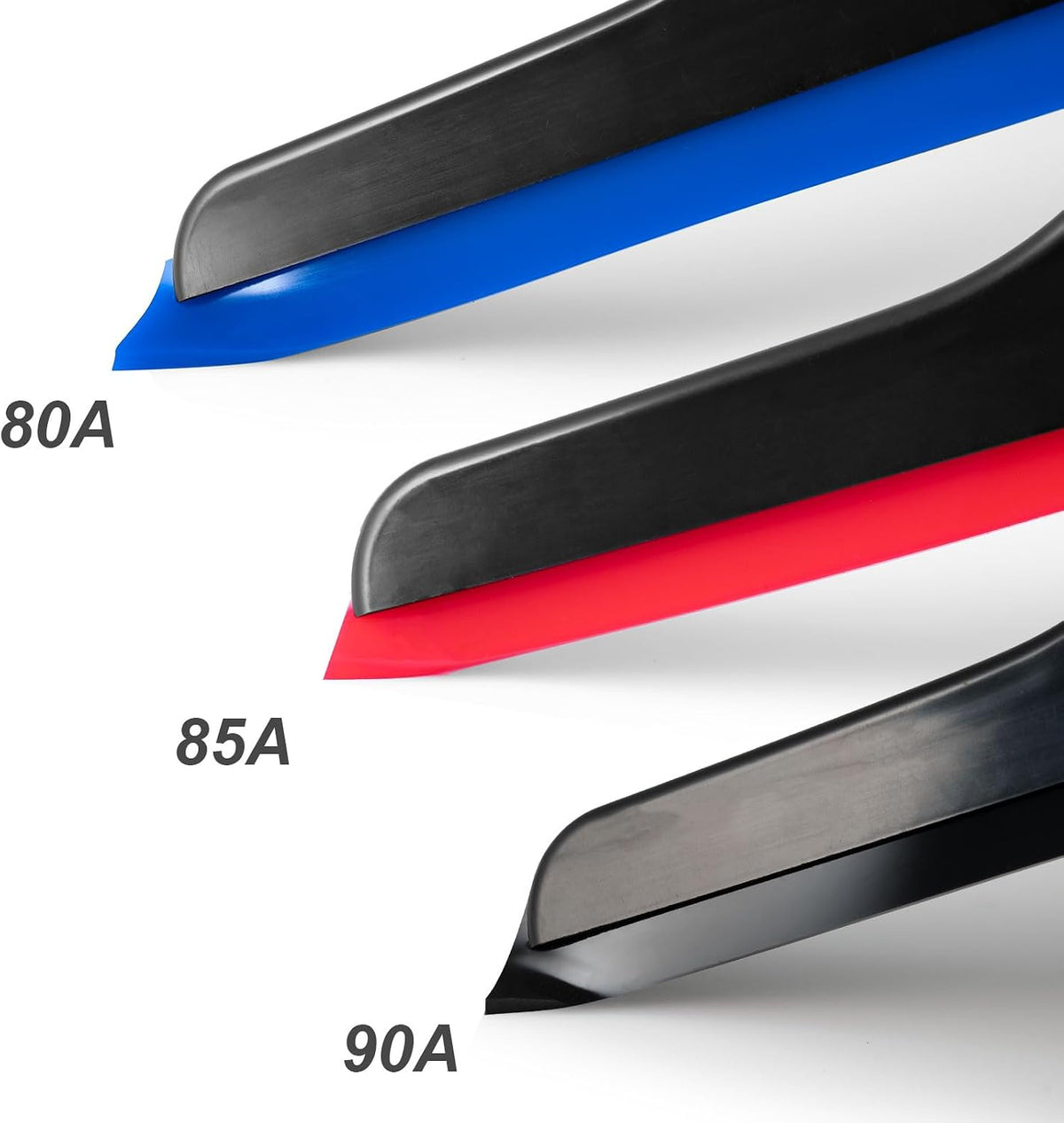 NEWISHTOOL Window Tint Tools, 3 PCS Side Wiper Swiper Silicone Squeegee