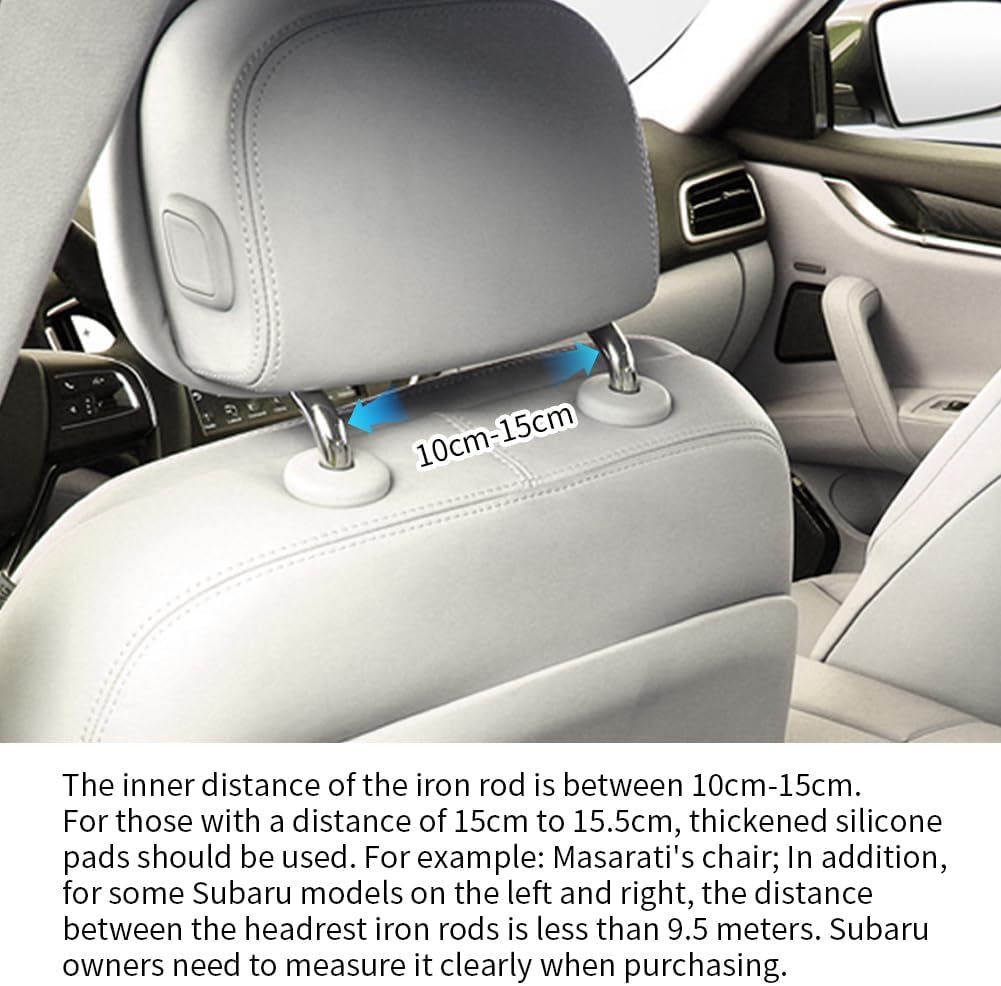 Car Coat Hanger,Car Seat Hooks,fits Car Headrest Poles Between 3.9-5.9inch