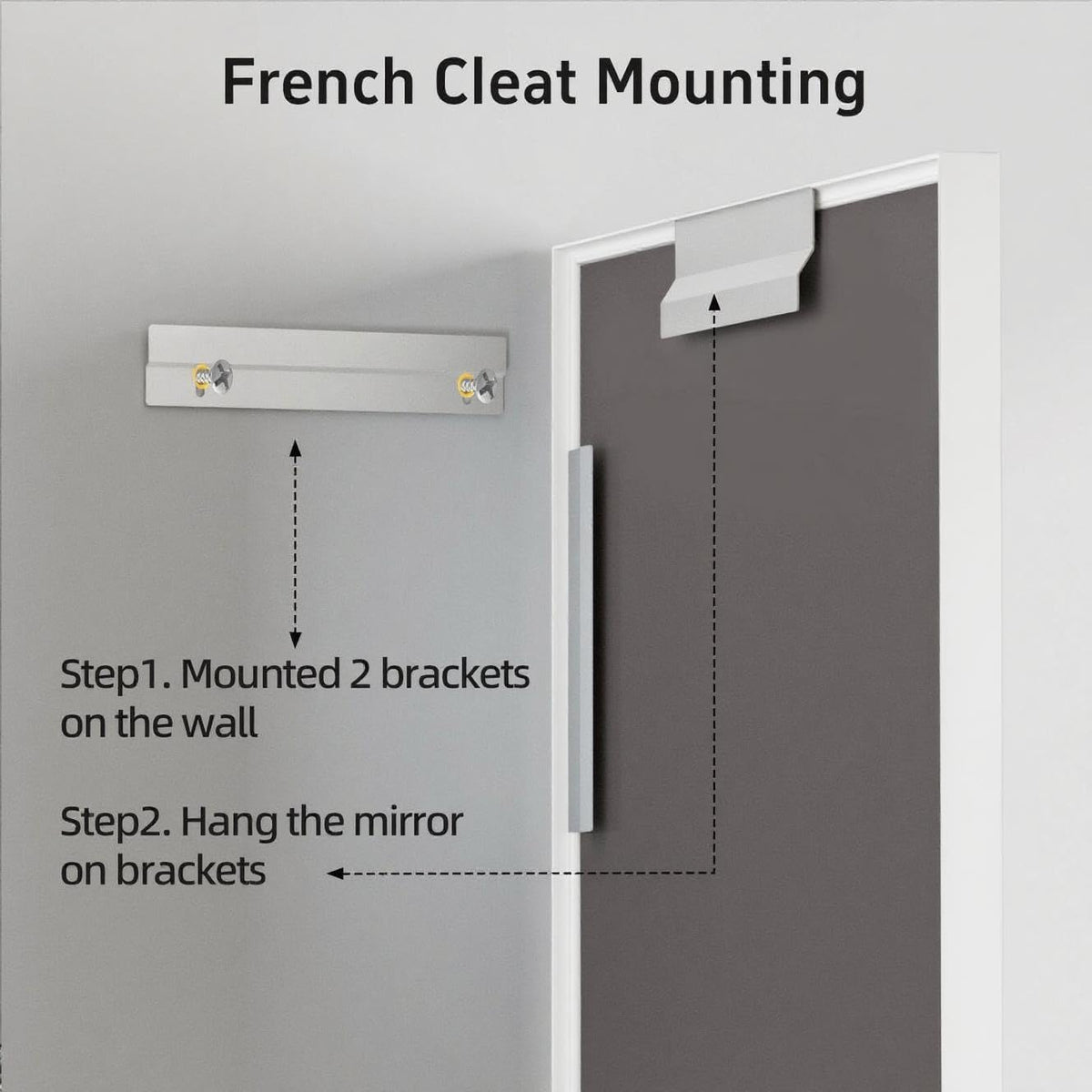 36x30 Inch Mirrors for Over Sink, White Framed Mirror for Bathroom
