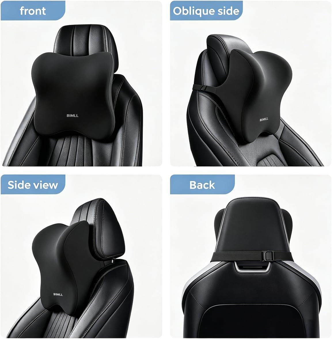 2PCS Car Headrest, Memory Foam Car Neck Pillow for Car Truck SUV RV