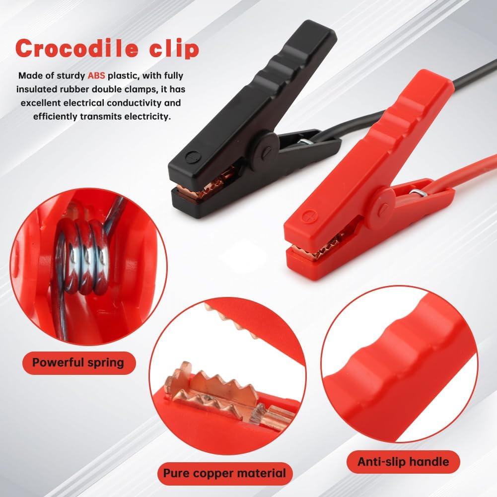 Jumper Cables with Adapter Compatible with Milwaukee M18 Battery
