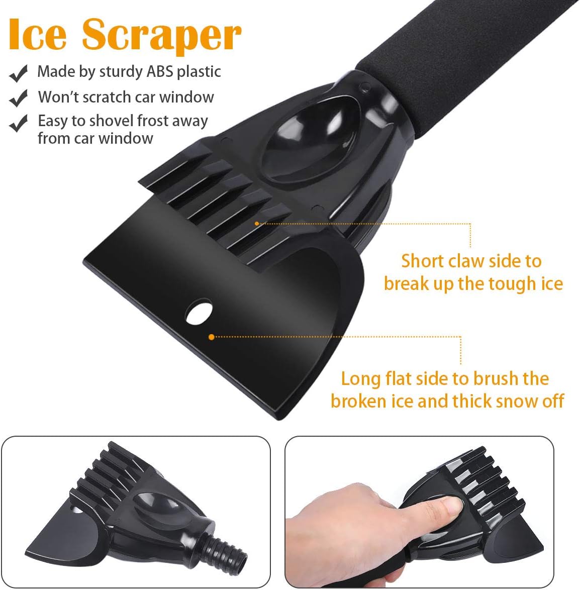 Car Window Glass Cleaner Wand Windshield Interior Cleaning Tool