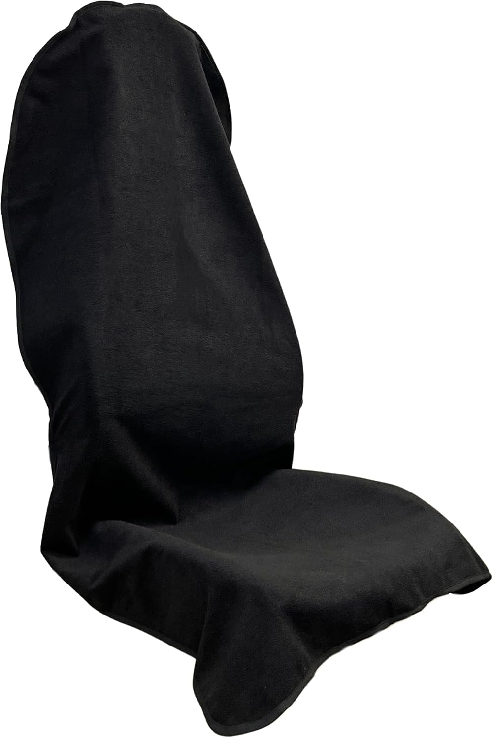 Waterproof Car Seat Cover for Front Seats, Protector for Cars SUVs Trucks, Sweat Towel Seat Covers Bucket for Gym,Workout,Beach,Hiking,Running (Black, 1PC)
