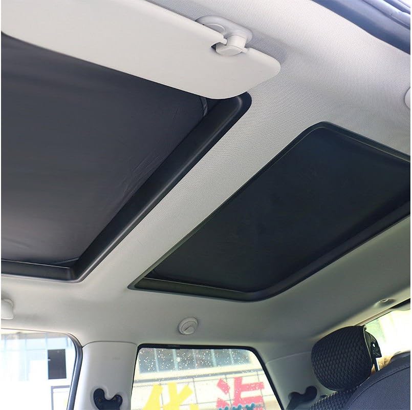QQJ 2pcs Foldable Sunroof Shade For passenger car Sunshade Heat Isolate fit for Mini Cooper, Clubman & Countryman R56 All Years
